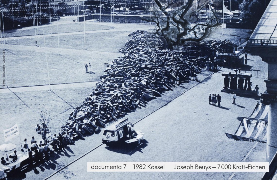 7000 Oak Trees 1982 by Joseph Beuys 1921-1986
